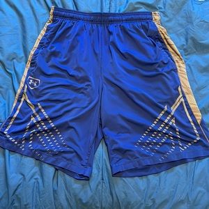 Under Armour Blue Baseball Shorts
